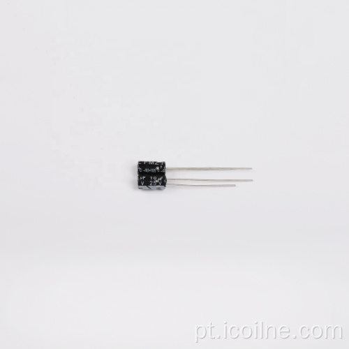 10uf 25V 4x7mm de capacitor eletrolítico de alumínio de alta tensão